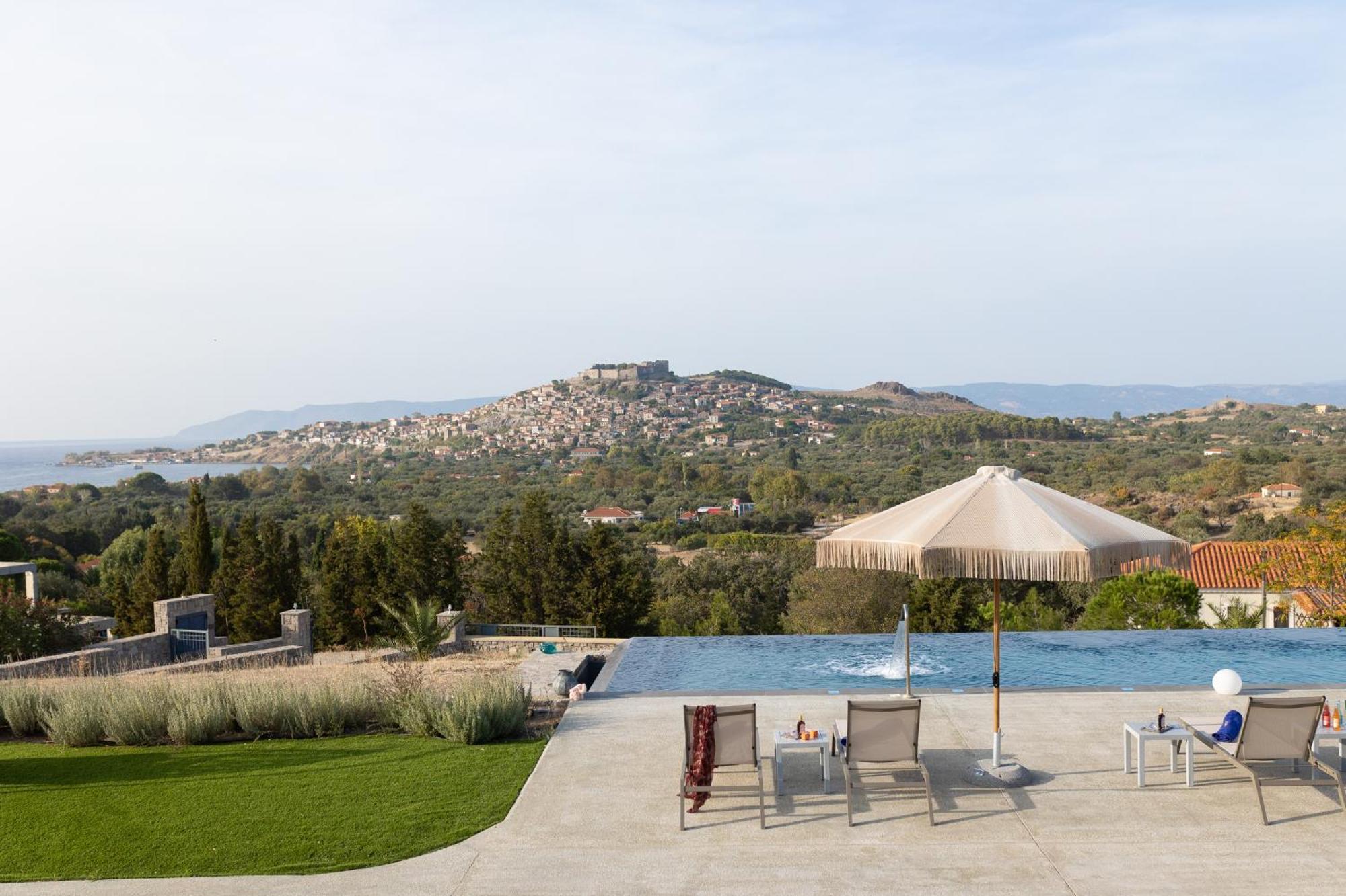 Lampetos Houses Molyvos Митимна Экстерьер фото
