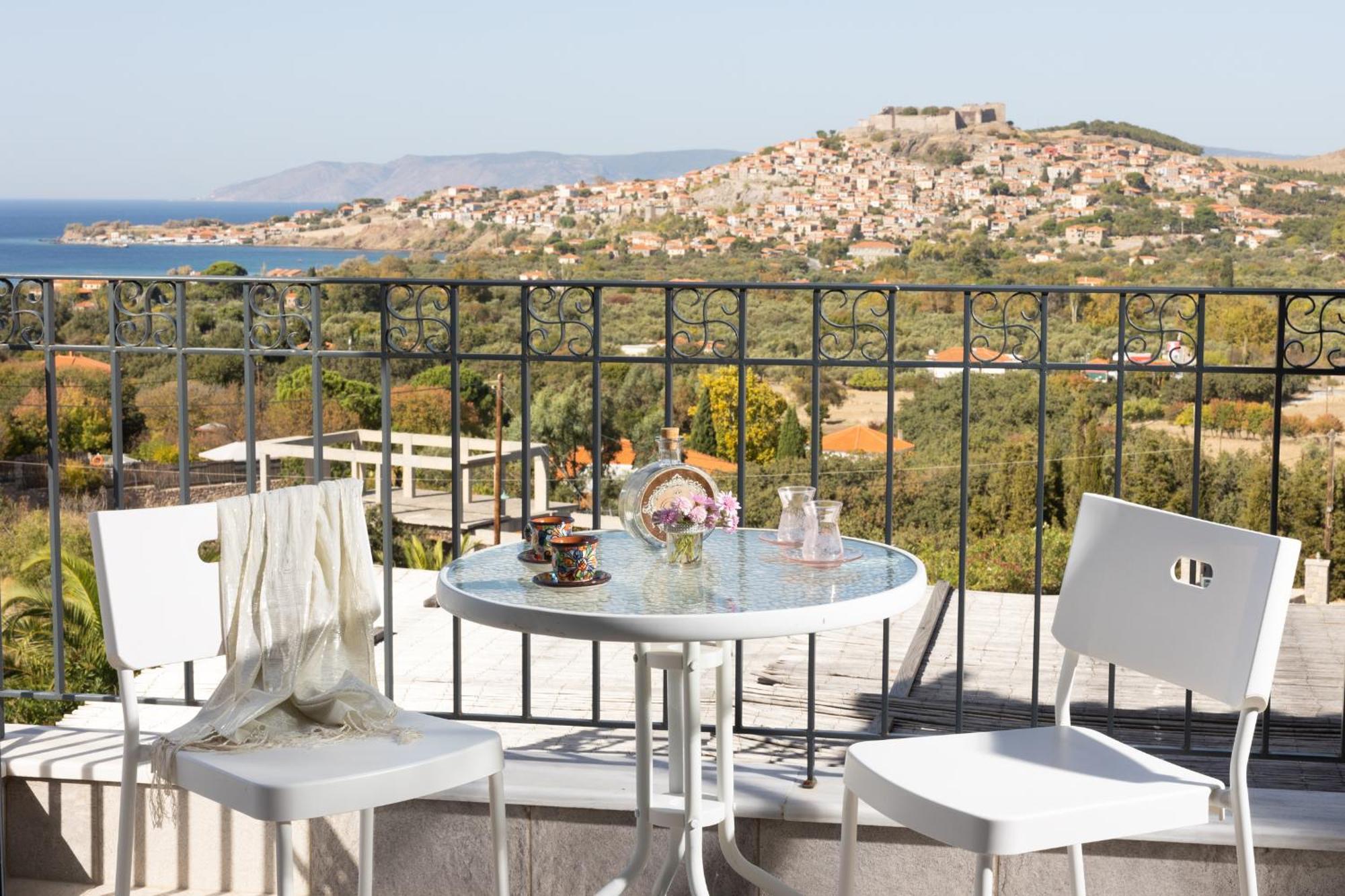 Lampetos Houses Molyvos Митимна Экстерьер фото
