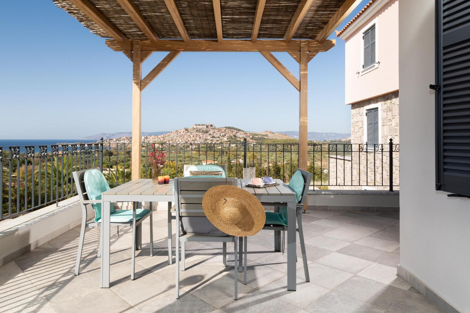 Lampetos Houses Molyvos Митимна Экстерьер фото