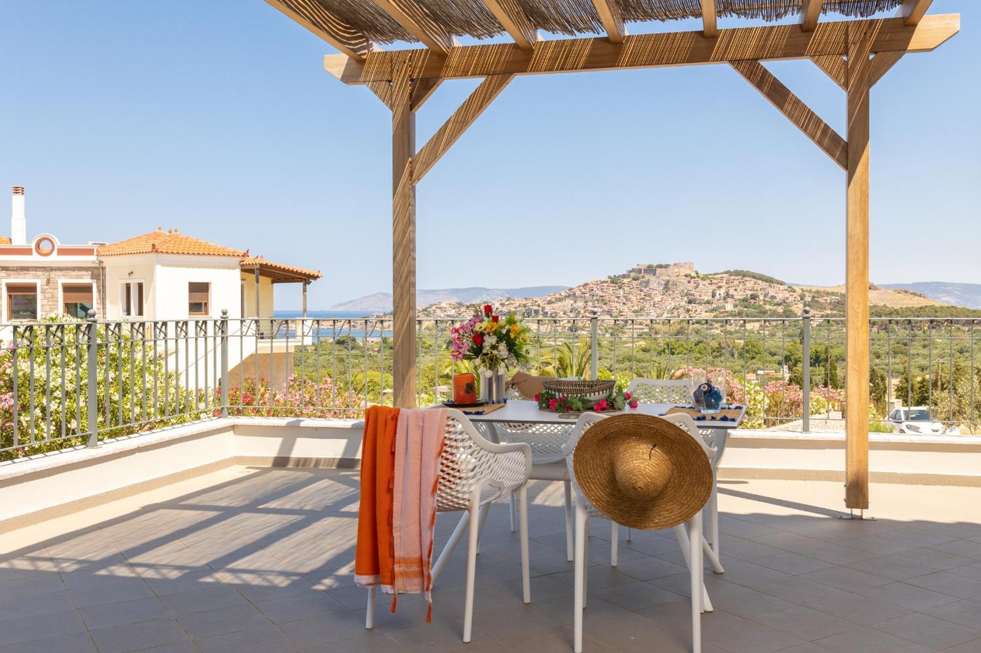 Lampetos Houses Molyvos Митимна Экстерьер фото