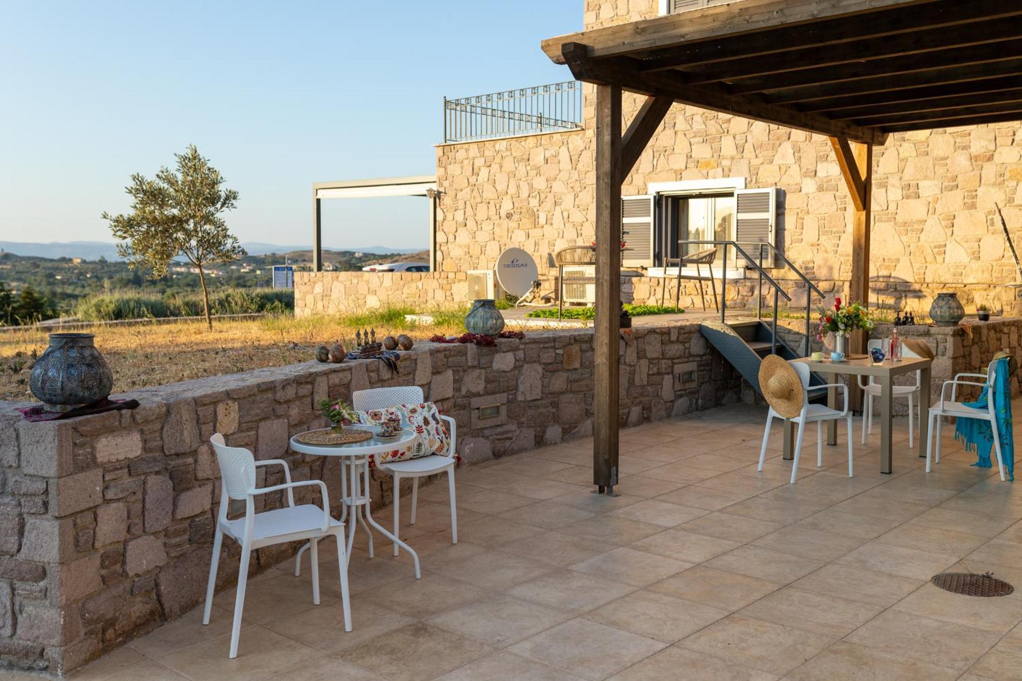 Lampetos Houses Molyvos Митимна Экстерьер фото